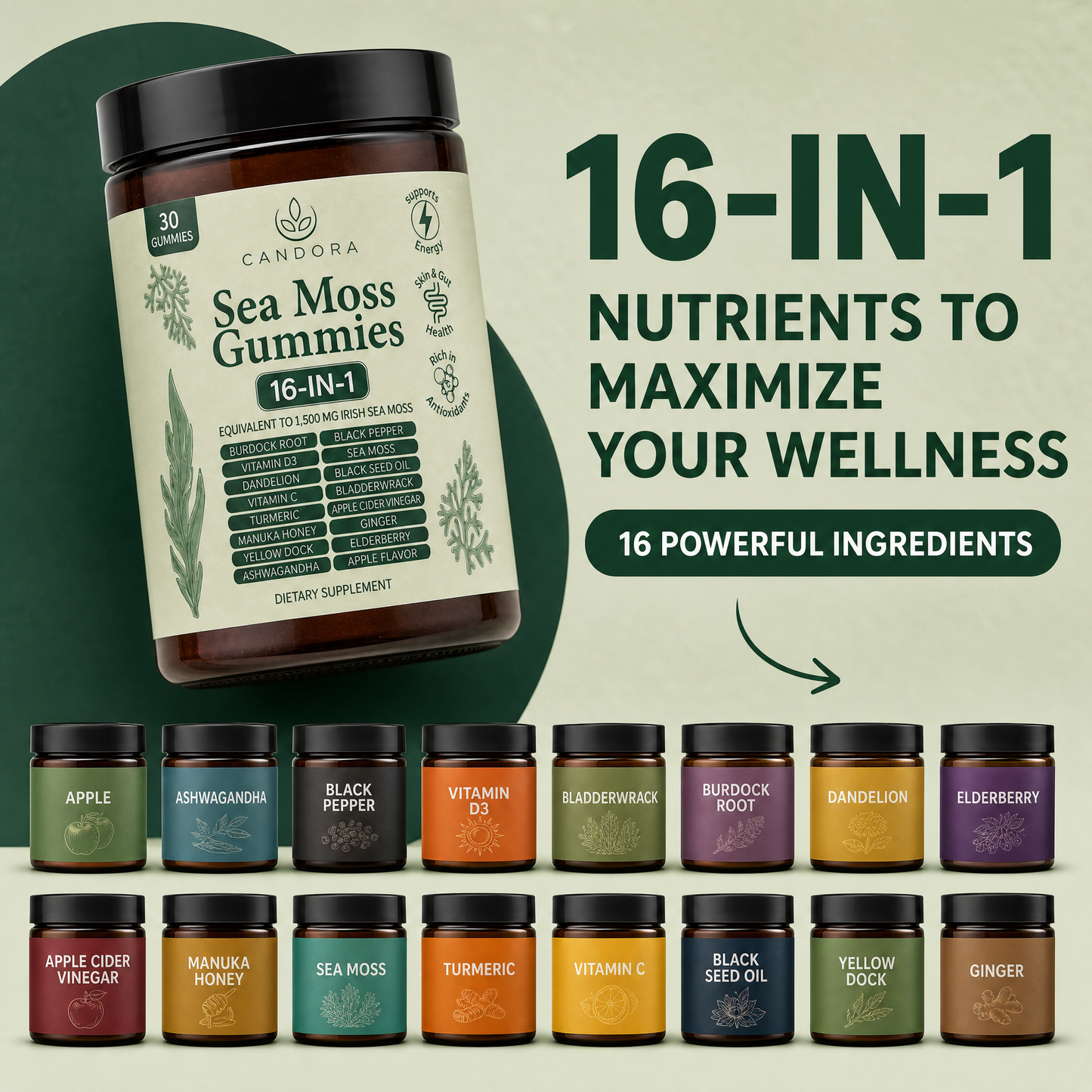 Sea Moss 16-In-1 Gummies